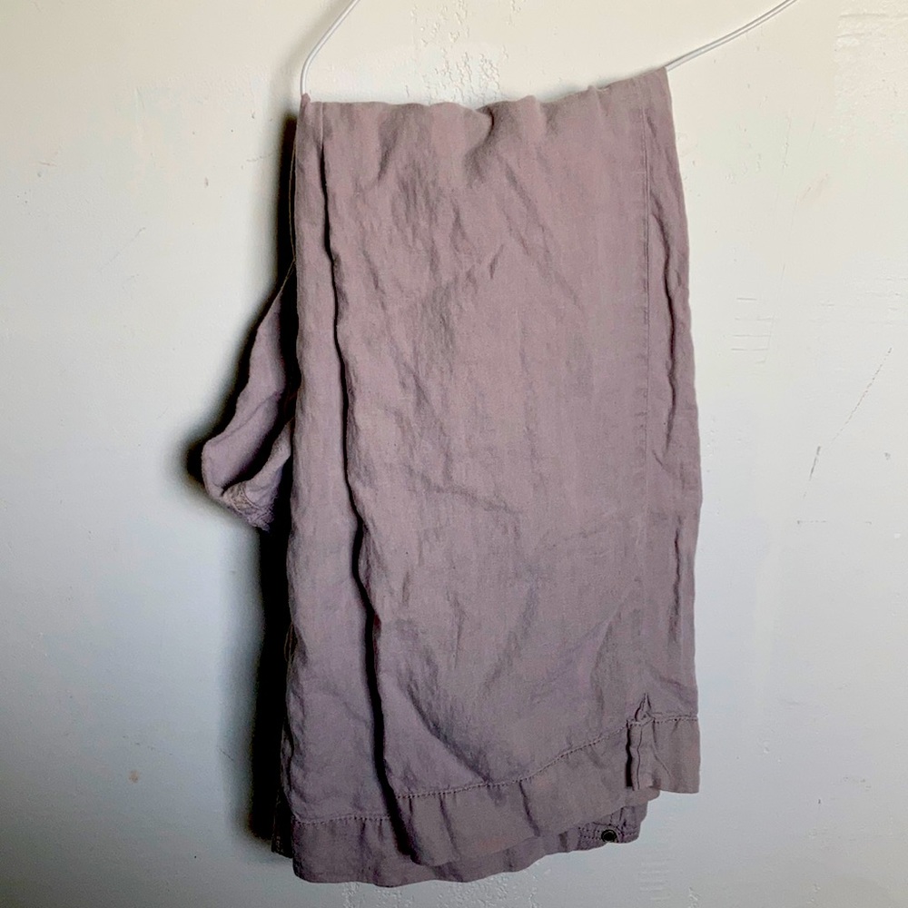 MOSSIMO linen light grey pants size 14